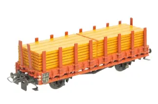 TRIX H0 Rungenwagen mit Ladegut