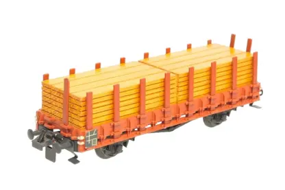 TRIX H0 Rungenwagen mit Ladegut – Bild 2