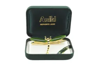 Brosche Ariki Jade Libelle
