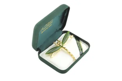 Brosche Ariki Jade Libelle – Bild 2