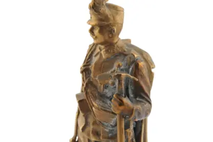 Bronzefigur Gebirgsjäger Kaiserschütze KuK Monarchie von J. Kassin – Bild 9