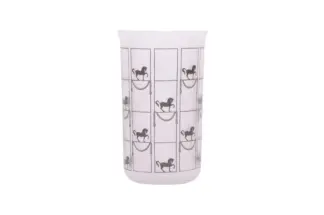 Lobmeyr Glas Corning Becher Pferdemotiv