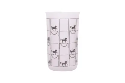 Lobmeyr Glas Corning Becher Pferdemotiv
