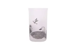Lobmeyr Glas Corning Becher Vogelmotiv