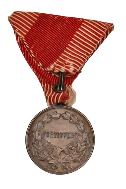 Bronzene Tapferkeitsmedaille Fortitvdini Kaiser Karl – Bild 3