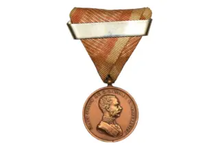 Bronzene Tapferkeitsmedaille Kaiser Franz Josef mit Wiederholungsspange