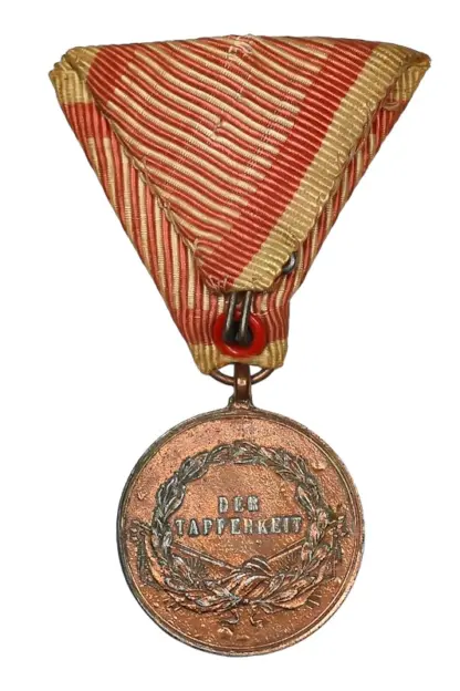 Bronzene Tapferkeitsmedaille Kaiser Franz Josef – Bild 3