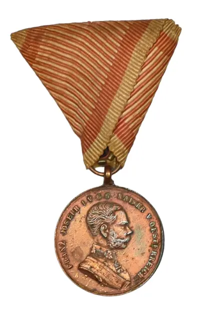 Bronzene Tapferkeitsmedaille Kaiser Franz Josef – Bild 2