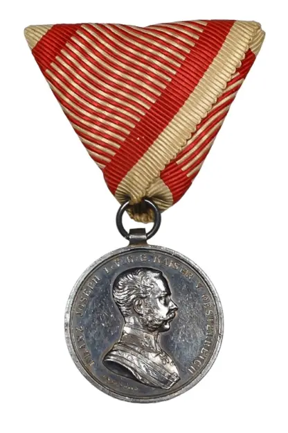 Silberne Tapferkeitsmedaille Kaiser Franz Josef – Bild 2