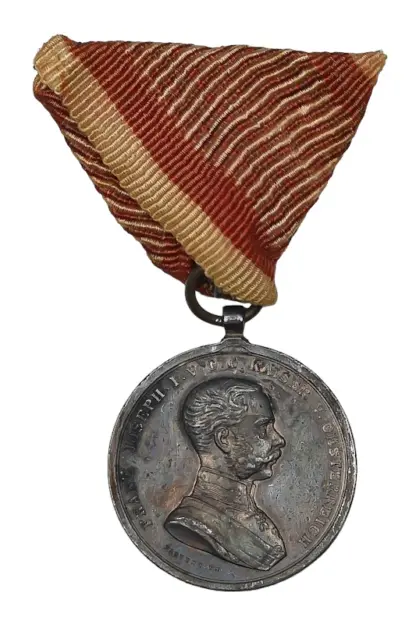 Silberne Tapferkeitsmedaille Kaiser Franz Josef – Bild 2