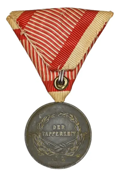 Silberne Tapferkeitsmedaille Kaiser Franz Josef – Bild 3