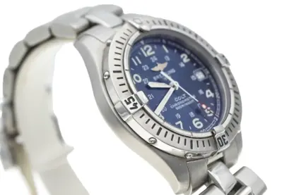 Breitling Colt Quartz Blue Dial Armbanduhr 2010 – Bild 3