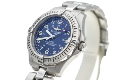 Breitling Colt Quartz Blue Dial Armbanduhr 2010 – Bild 2