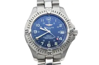 Breitling Colt Quartz Blue Dial Armbanduhr 2010