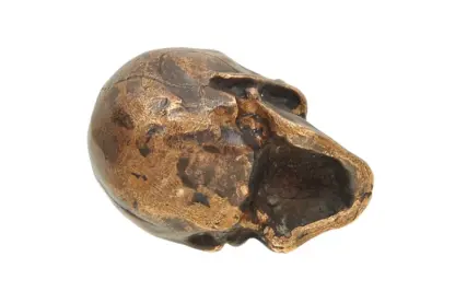 Memento Mori Totenkopf Bronze – Bild 6
