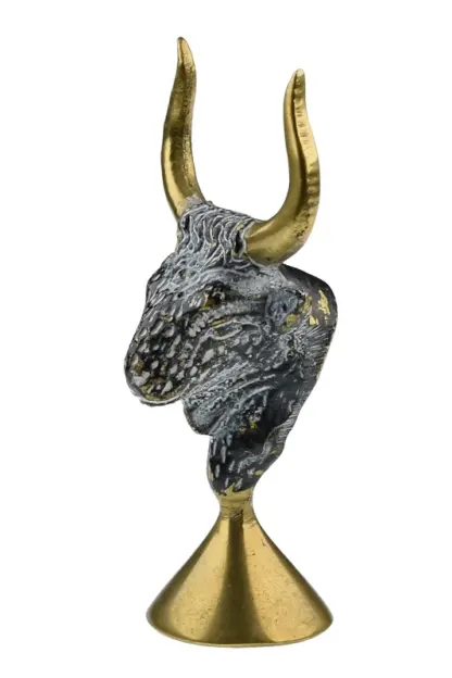 Bronze Figur Gluttöter Stier – Bild 2