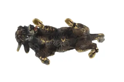 Bronzefigur Bison Büffel – Bild 5