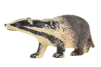 Lineol Dachs Massefigur