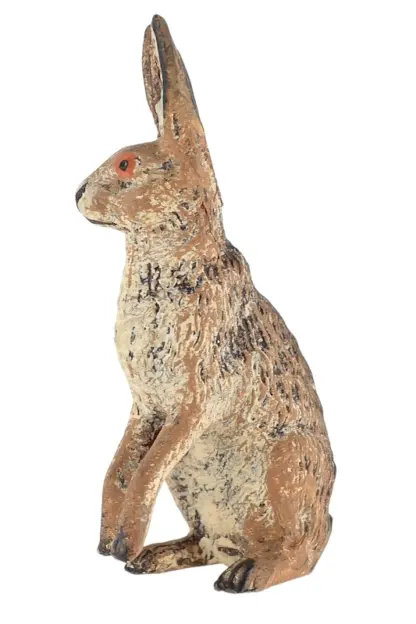 Lineol Hase aufrecht sitzend Massefigur – Bild 3