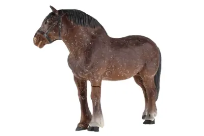 Lineol Pferd Kaltblut Massefigur – Bild 4