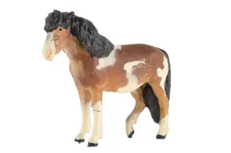 Lineol Shetland Pony Massefigur