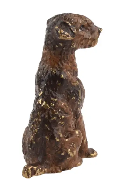 Bergmann Bronzefigur Hund Dog Schnauzer – Bild 3