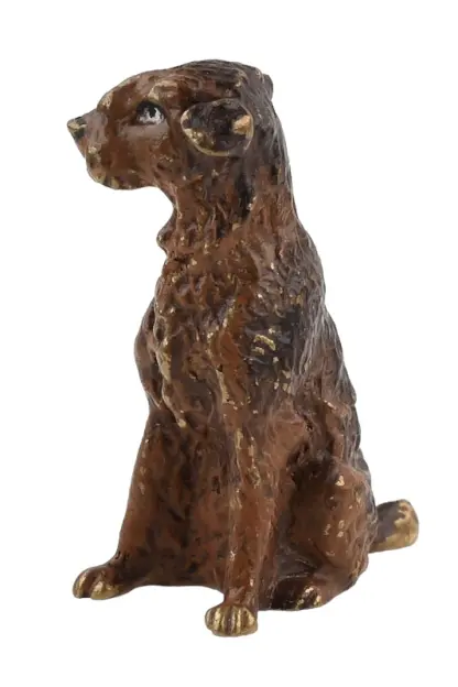 Bergmann Bronzefigur Hund Dog Schnauzer – Bild 2