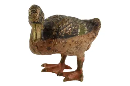 Bergmann Bronzefigur Ente – Bild 2