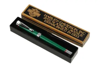 Harley Davidson Füllfeder Fountain Pen hellgrün metallic