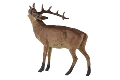 Lineol Massefigur Hirsch röhrend – Bild 3