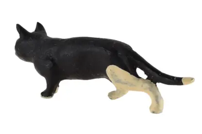 Lineol Massefigur Katze gehen schwarz – Bild 4
