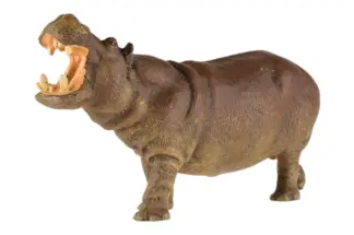 Lineol Nilpferd Massefigur