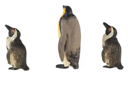 Lineol Pinguin Familie 3 Stück – Bild 4