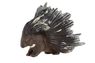 Lineol Stachelschwein Massefigur