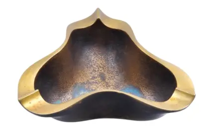 Richard Rohac brutalistischer Aschenbecher aus Bronze – Bild 3