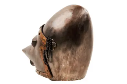 Ritterhelm Medieval Knight Helmet Hundsgugel Beckenhaube – Bild 4