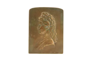Bronzeplakette Kaiserin Elisabeth K.u.K. Monarchie
