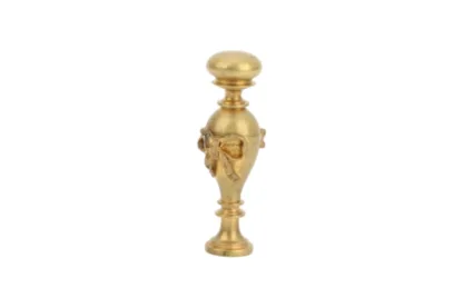Bronze Petschaft mit Schleifen im Biedermeier Stil – Bild 2