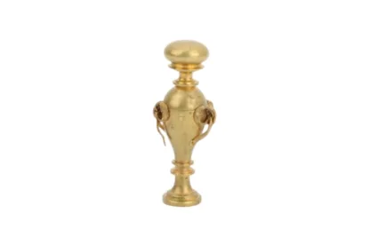 Bronze Petschaft mit Schleifen im Biedermeier Stil – Bild 5