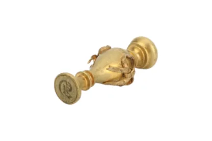 Bronze Petschaft mit Schleifen im Biedermeier Stil – Bild 4