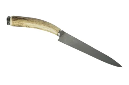 Jagdmesser Hirschfänger Knicker mit Damastklinge Tandil El Chaja Argentina