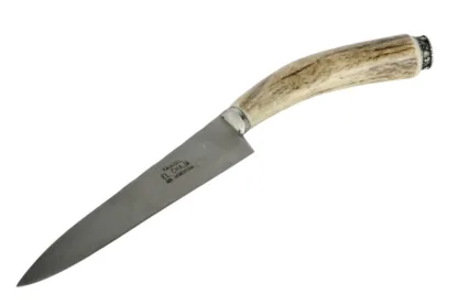 Jagdmesser Hirschfänger Knicker mit Damastklinge Tandil El Chaja Argentina – Bild 3