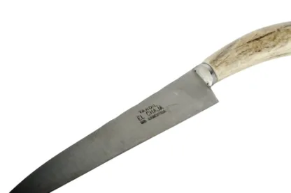 Jagdmesser Hirschfänger Knicker mit Damastklinge Tandil El Chaja Argentina – Bild 4