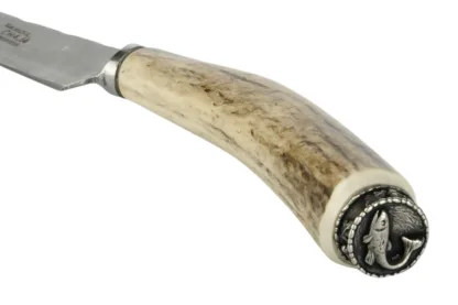 Jagdmesser Hirschfänger Knicker mit Damastklinge Tandil El Chaja Argentina – Bild 6