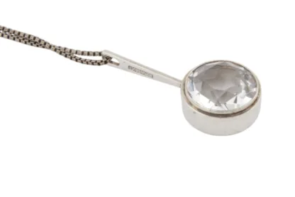 3-teiliges Design Silberschmuck Set mit Kristall – Bild 7