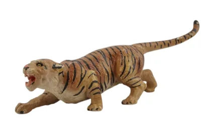 Elastolin Tiger im Sprung Vorkrieg für Tigerjagd