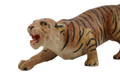 Elastolin Tiger im Sprung Vorkrieg für die Tigerjagd. – Bild 5
