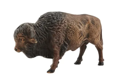Elastolin Bison Vorkrieg dunkle Bemalung