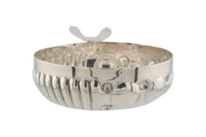 Jugendstil Silberne Sommelier Schale Tastevin – Bild 6