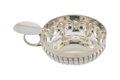 Jugendstil Silberne Sommelier Schale Tastevin – Bild 3